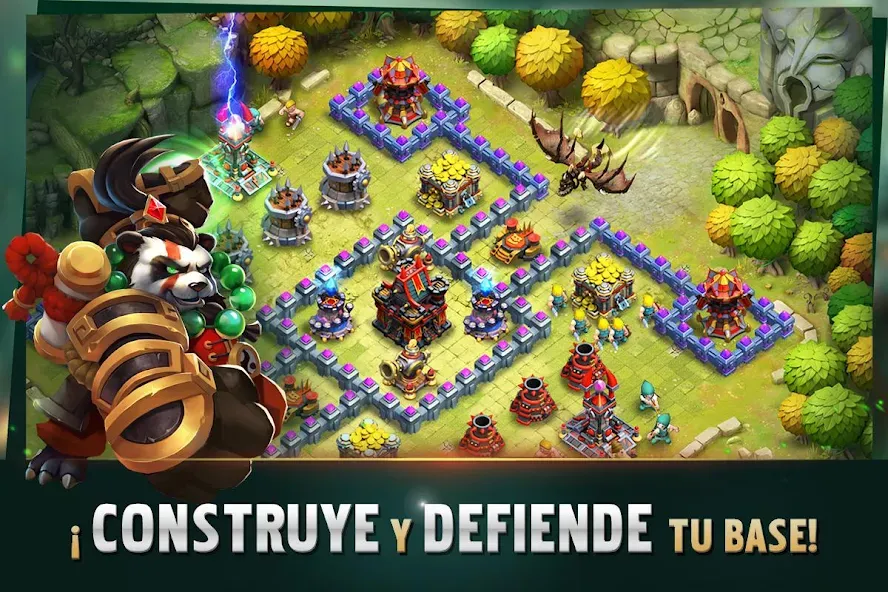 Взломанная Clash of Lords 2: Español (Клэш оф Лордс 2)  [МОД Много монет] — стабильная версия apk на Андроид screen 1