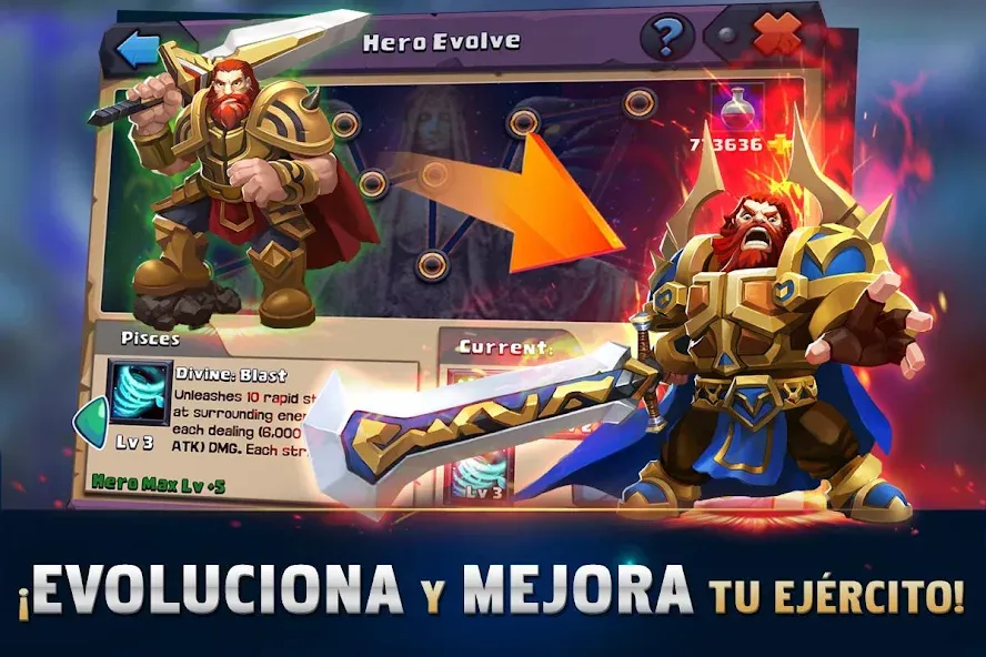 Взломанная Clash of Lords 2: Español (Клэш оф Лордс 2)  [МОД Много монет] — стабильная версия apk на Андроид screen 3