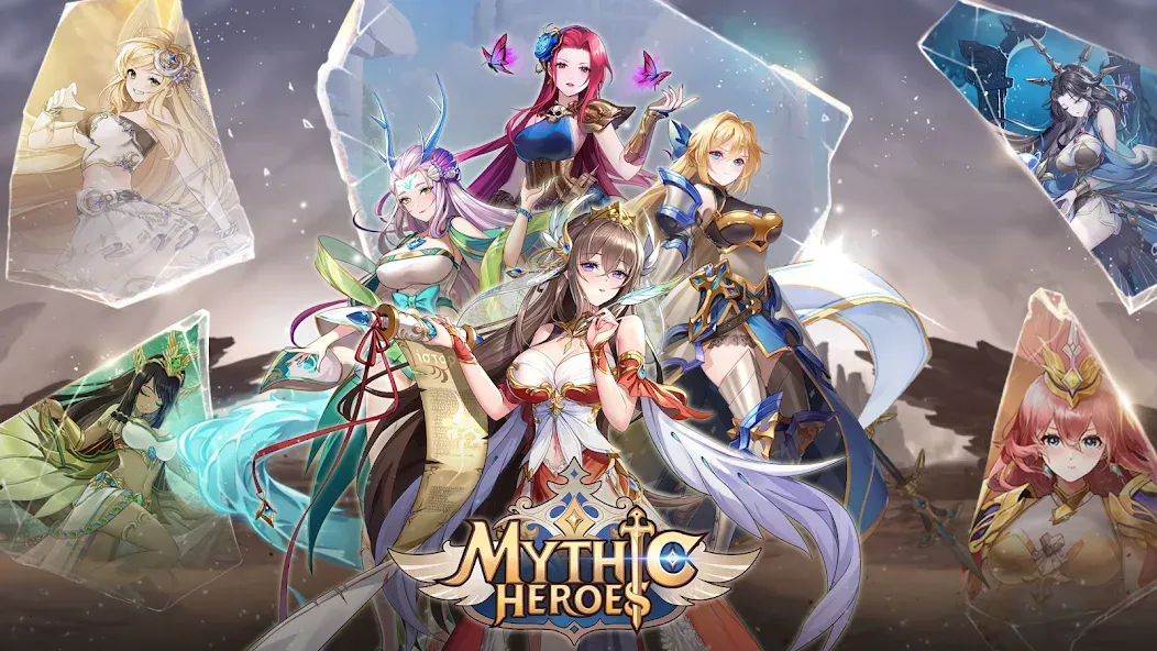 Скачать взлом Mythic Heroes: Idle RPG (Мифические герои)  [МОД Unlocked] — стабильная версия apk на Андроид screen 1