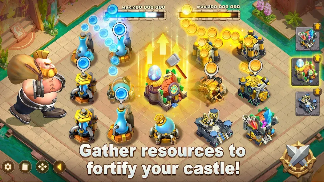 Скачать взломанную Castle Clash: World Ruler (Кастл Клаш)  [МОД Меню] — стабильная версия apk на Андроид screen 4