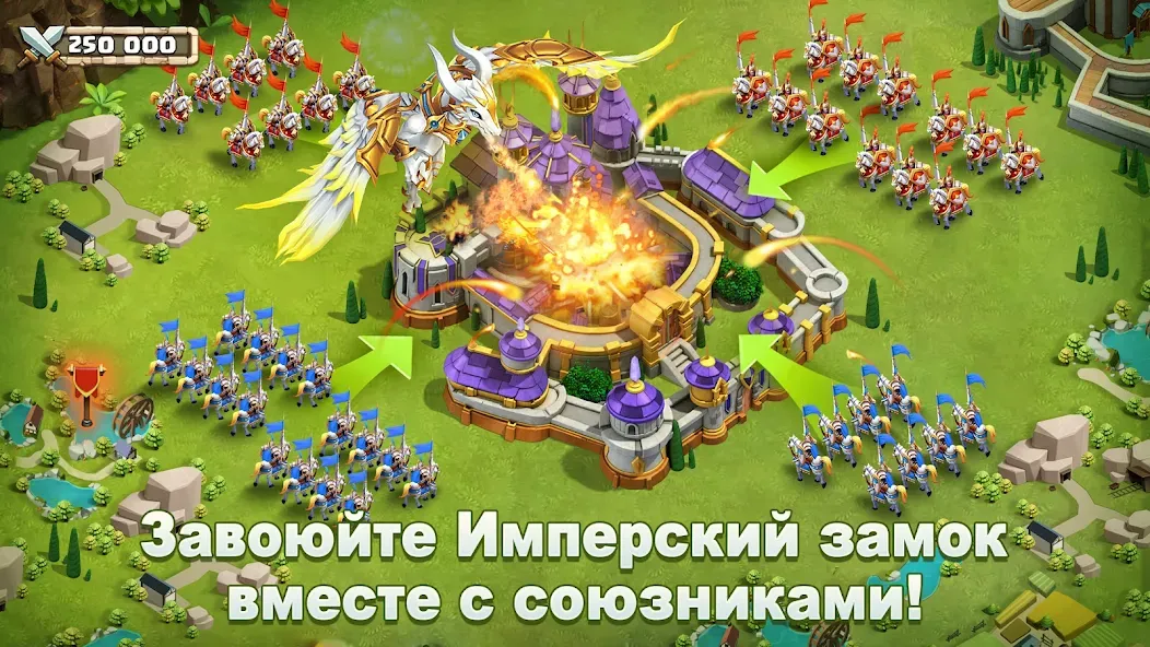 Скачать взломанную Castle Clash: Правитель мира (Кастл Клаш)  [МОД Много денег] — последняя версия apk на Андроид screen 5