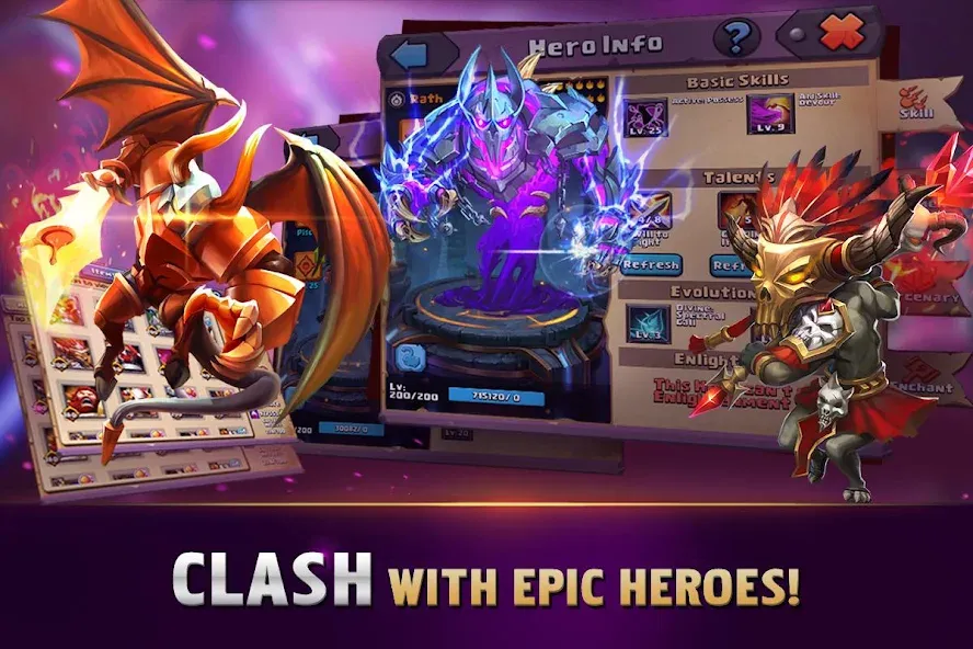 Скачать взломанную Clash of Lords: Guild Castle (Клэш оф Лордс)  [МОД Меню] — полная версия apk на Андроид screen 4