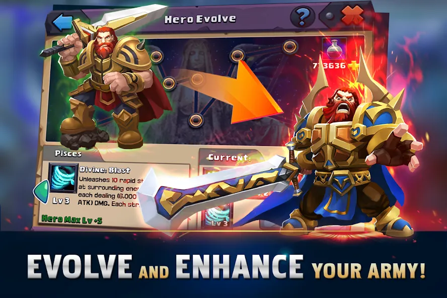 Взломанная Clash of Lords 2: Guild Castle (Клэш оф Лордс 2)  [МОД Все открыто] — полная версия apk на Андроид screen 3