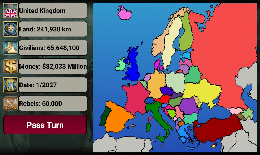 Взломанная Europe Empire  [МОД Меню] — полная версия apk на Андроид screen 2