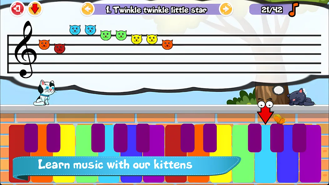 Взлом Cat Piano Meow — Sounds & Game  [МОД Unlimited Money] — последняя версия apk на Андроид screen 1