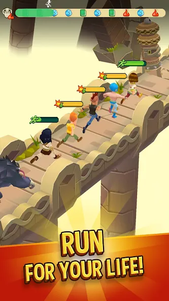 Скачать взломанную Temple Run: Idle Explorers (Темпл Ран)  [МОД Все открыто] — стабильная версия apk на Андроид screen 3