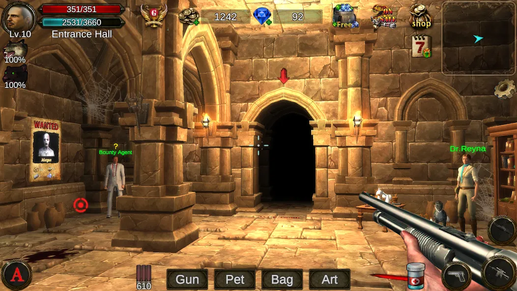 Взлом Dungeon Shooter : Dark Temple (Данжен Шутер)  [МОД Unlocked] — последняя версия apk на Андроид screen 1