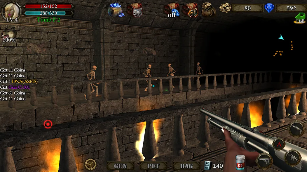 Взлом Dungeon Shooter : Dark Temple (Данжен Шутер)  [МОД Unlocked] — последняя версия apk на Андроид screen 3