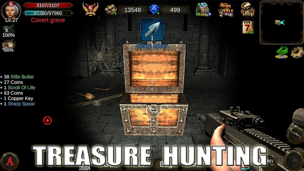 Взлом Dungeon Shooter : Dark Temple (Данжен Шутер)  [МОД Unlocked] — последняя версия apk на Андроид screen 4