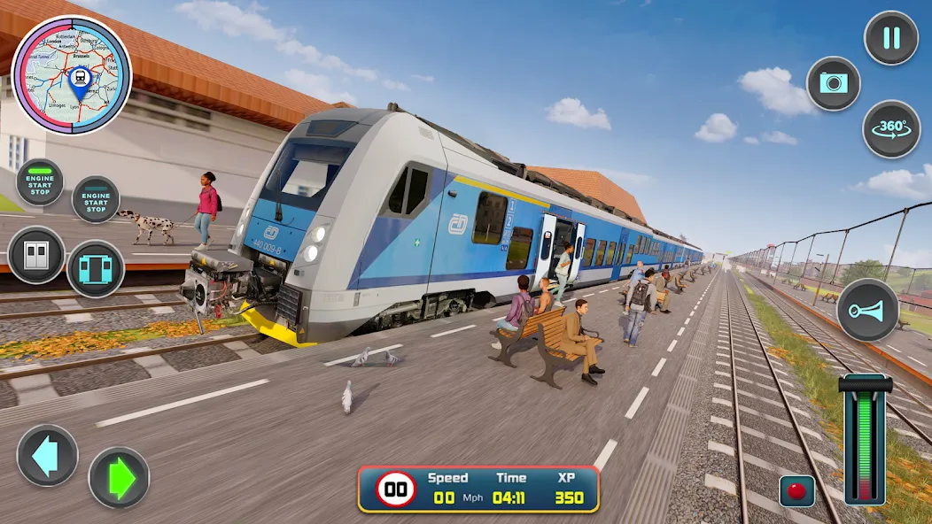 Взлом City Train Driver- Train Games  [МОД Много монет] — последняя версия apk на Андроид screen 5