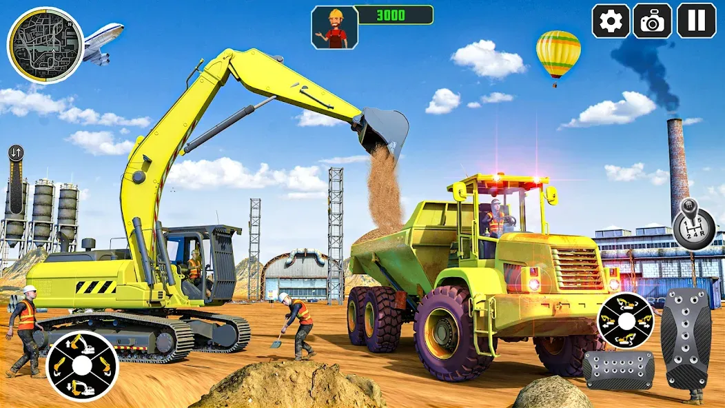 Взлом City Construction Simulator 3D  [МОД Mega Pack] — последняя версия apk на Андроид screen 3