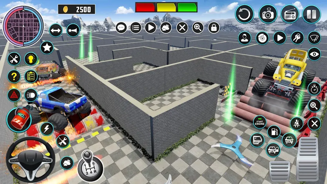 Скачать взлом Monster Truck Maze Puzzle Game  [МОД Mega Pack] — полная версия apk на Андроид screen 3