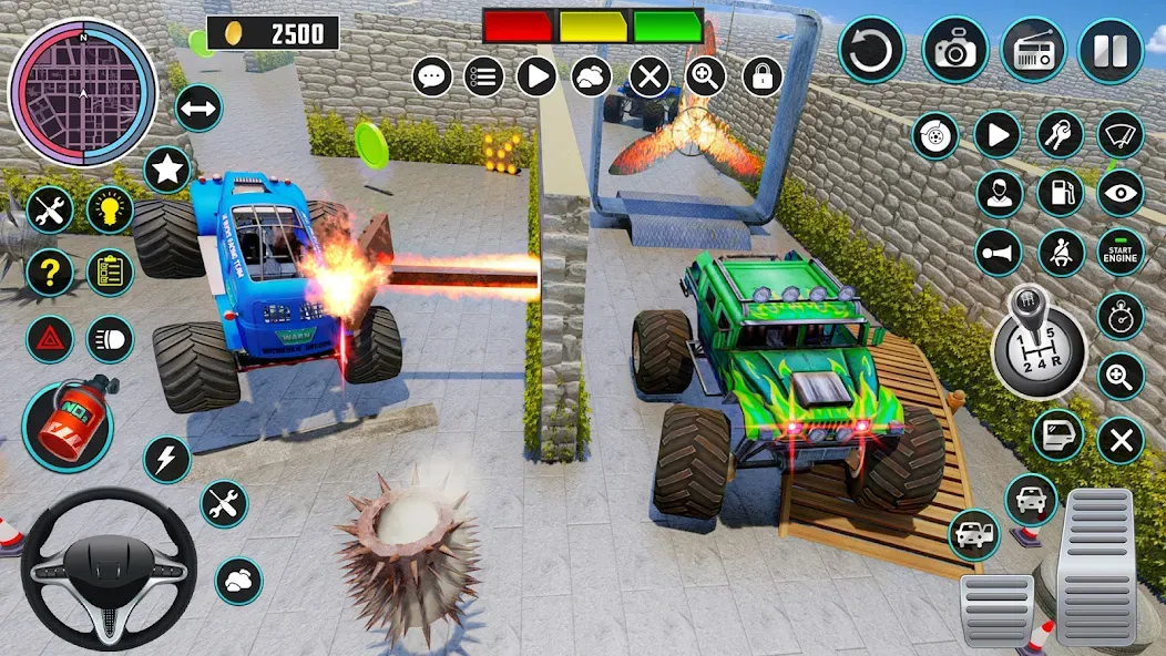 Скачать взлом Monster Truck Maze Puzzle Game  [МОД Mega Pack] — полная версия apk на Андроид screen 4