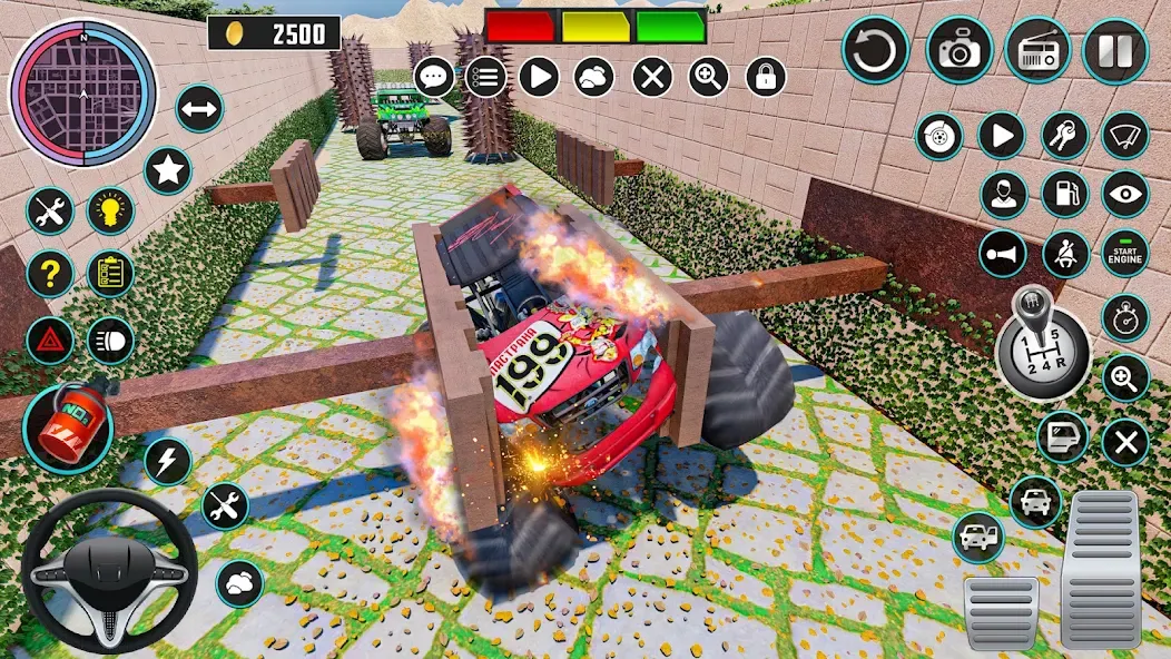 Скачать взлом Monster Truck Maze Puzzle Game  [МОД Mega Pack] — полная версия apk на Андроид screen 5