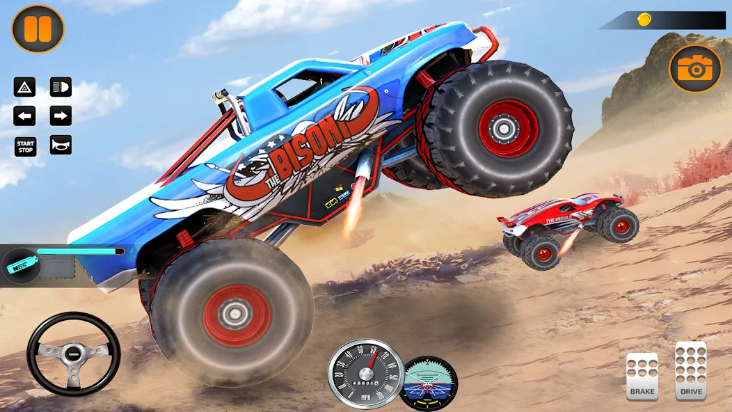 Скачать взлом Monster Truck Off Road Racing  [МОД Меню] — последняя версия apk на Андроид screen 3