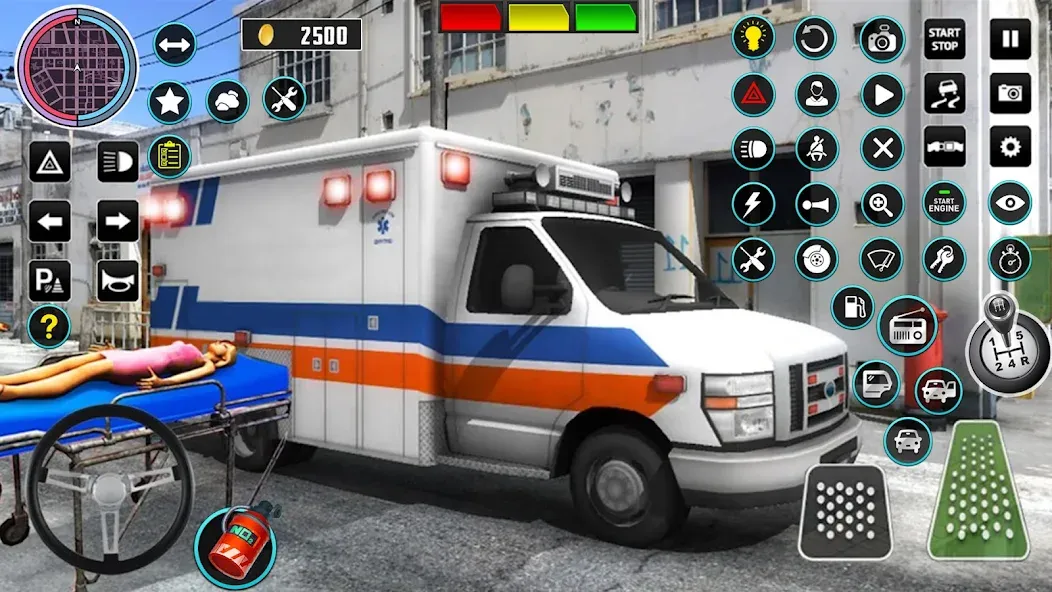 Взломанная Heli Ambulance Simulator Game  [МОД Много денег] — полная версия apk на Андроид screen 3