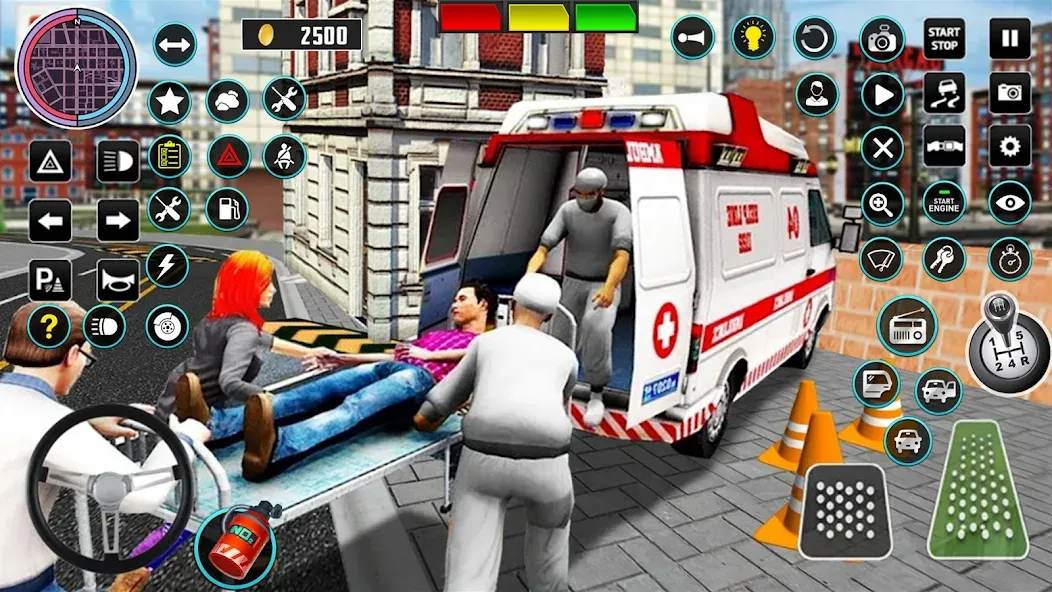 Взломанная Heli Ambulance Simulator Game  [МОД Много денег] — полная версия apk на Андроид screen 5