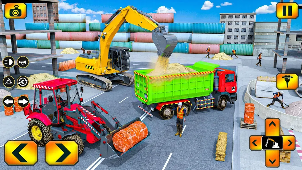 Взломанная Sand Excavator Simulator Games  [МОД Меню] — полная версия apk на Андроид screen 3