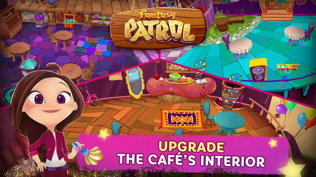 Взломанная Fantasy Patrol: Cafe  [МОД Unlimited Money] — последняя версия apk на Андроид screen 5