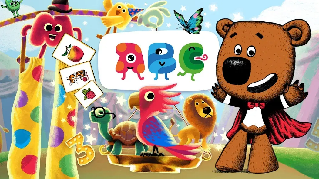 Взломанная Be-be-bears: Early Learning  [МОД Unlimited Money] — последняя версия apk на Андроид screen 1