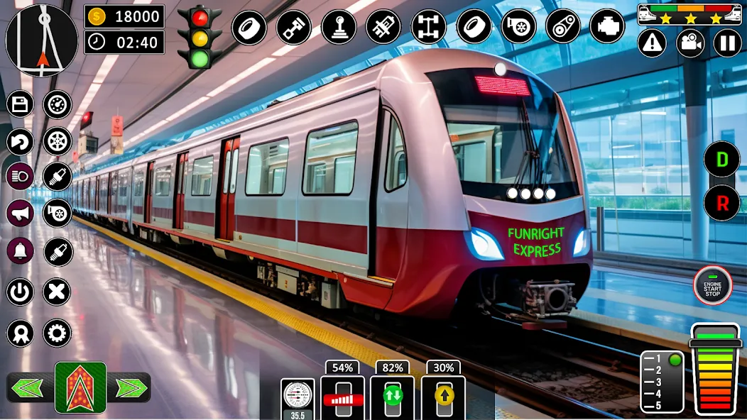 Взлом City Train Games Driver Sim 3D  [МОД Бесконечные монеты] — полная версия apk на Андроид screen 1