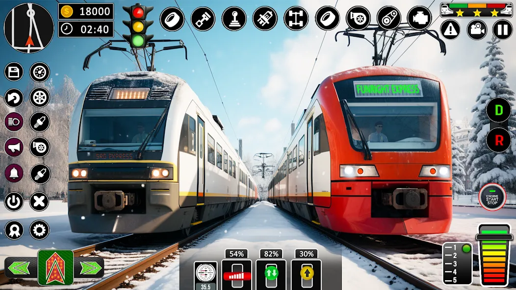 Взлом City Train Games Driver Sim 3D  [МОД Бесконечные монеты] — полная версия apk на Андроид screen 2