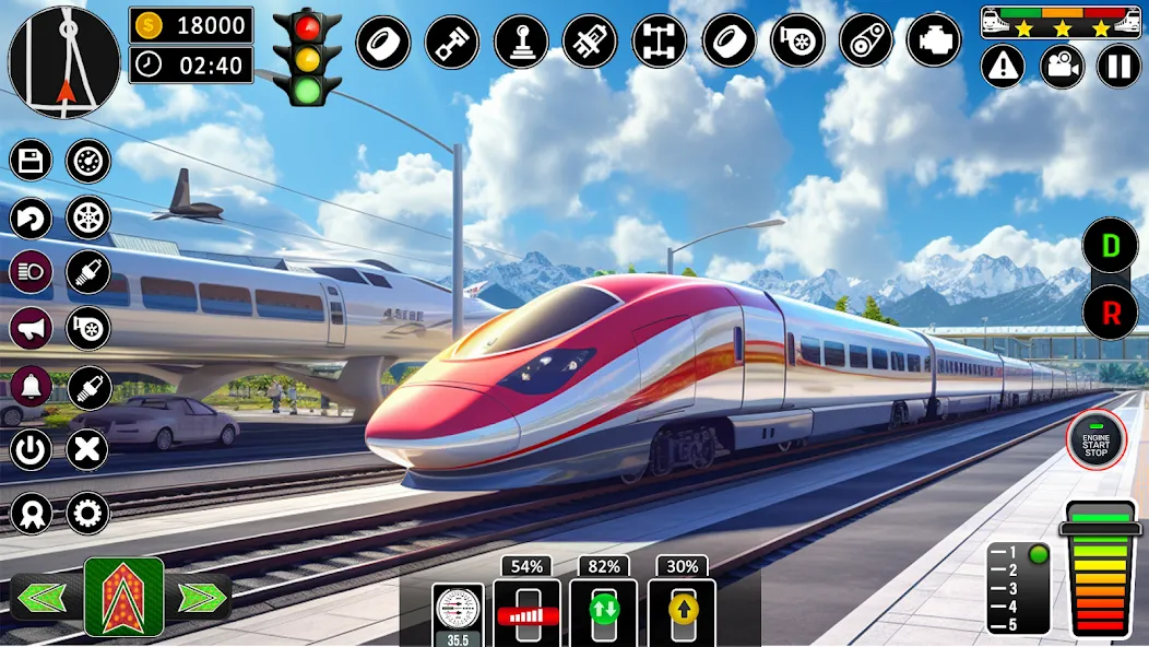 Взлом City Train Games Driver Sim 3D  [МОД Бесконечные монеты] — полная версия apk на Андроид screen 4