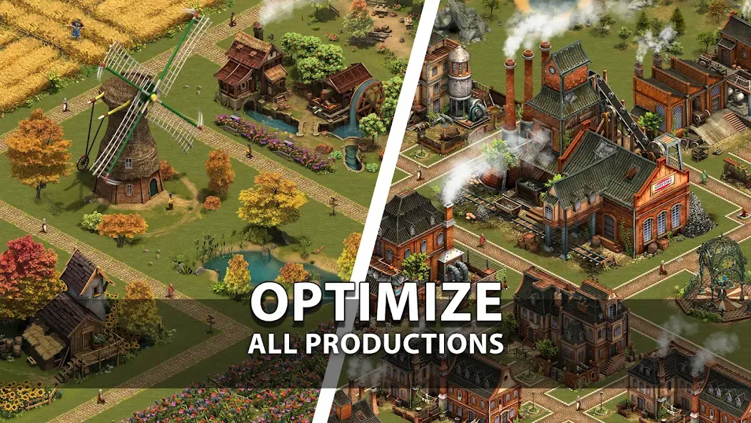 Скачать взломанную Forge of Empires: Build a City (Фордж оф Эмпайрс)  [МОД Меню] — полная версия apk на Андроид screen 3