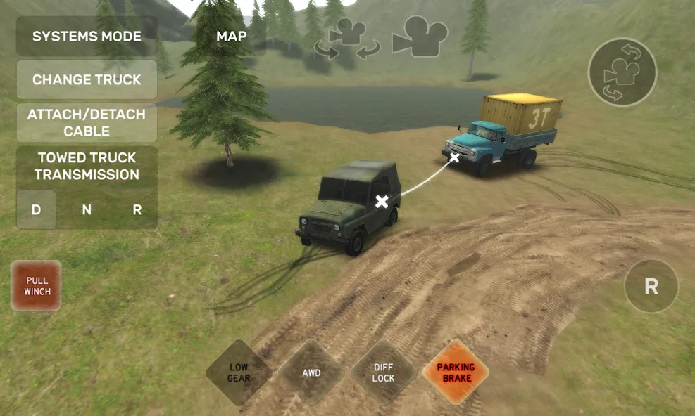 Взломанная Dirt Trucker: Muddy Hills (Дрт Трукер)  [МОД Бесконечные монеты] — полная версия apk на Андроид screen 1