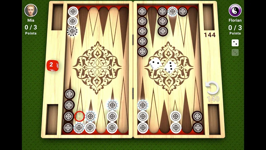 Взлом Backgammon —  Board Game  [МОД Mega Pack] — последняя версия apk на Андроид screen 5