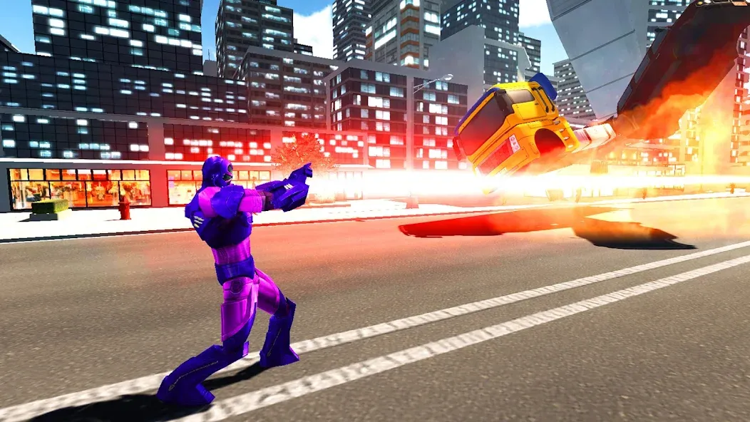 Взломанная Super city hero:Iron Hero War (Супер сити герой)  [МОД Бесконечные монеты] — последняя версия apk на Андроид screen 2