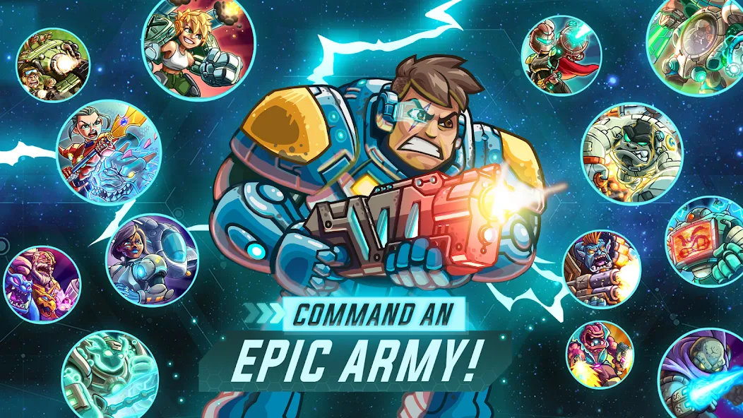 Скачать взломанную Iron Marines Offline Strategy  [МОД Бесконечные деньги] — полная версия apk на Андроид screen 3