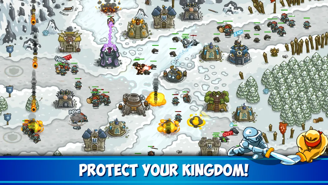 Скачать взломанную Kingdom Rush Tower Defense TD (Кингдом Раш)  [МОД Unlocked] — последняя версия apk на Андроид screen 5