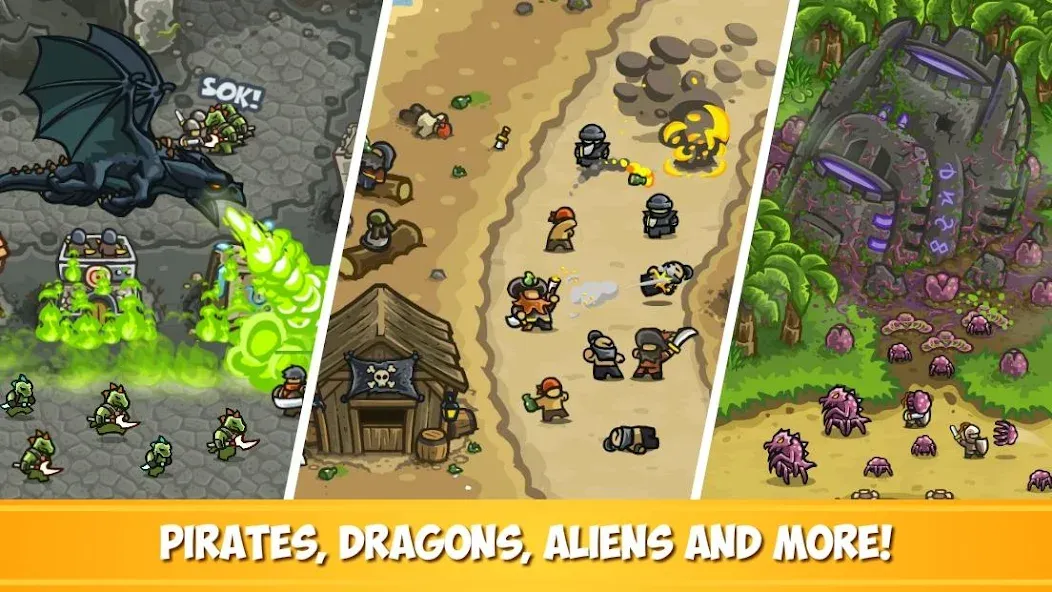 Взломанная Kingdom Rush Frontiers TD (Кингдом Раш Фронтис ТД)  [МОД Меню] — стабильная версия apk на Андроид screen 5