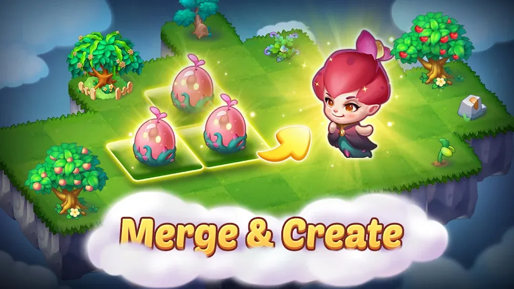 Взломанная Merge Tales — Merge 3 Puzzles  [МОД Меню] — стабильная версия apk на Андроид screen 1