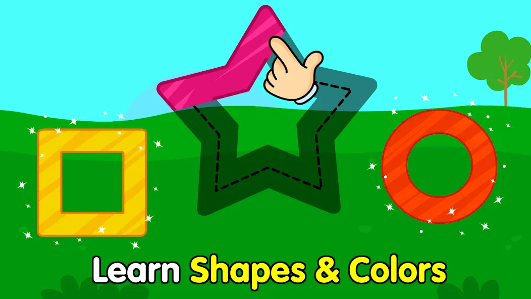 Взломанная Shapes & Colors Games for Kids  [МОД Много монет] — полная версия apk на Андроид screen 1