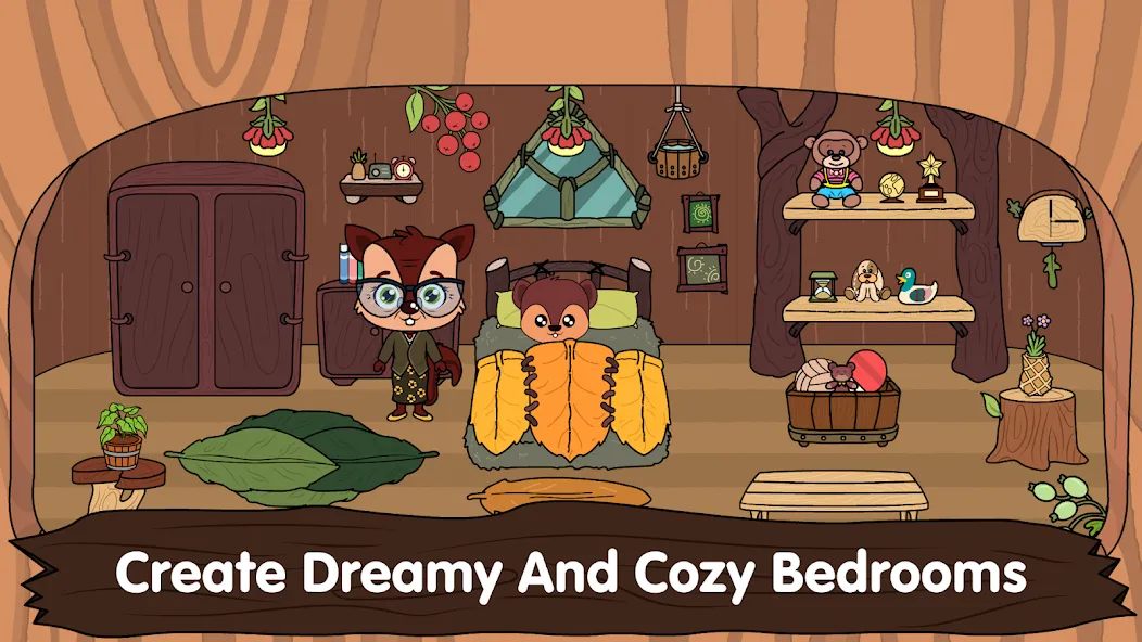 Взлом Animal Town — My Squirrel Home  [МОД Unlocked] — стабильная версия apk на Андроид screen 2