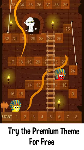 Скачать взломанную Snake and Ladder Games  [МОД Unlocked] — полная версия apk на Андроид screen 3