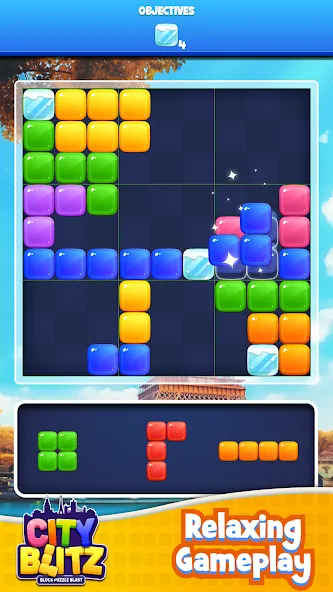 Взломанная City Blitz-Block Puzzle Blast (Блок Головоломка Кинг)  [МОД Меню] — стабильная версия apk на Андроид screen 2