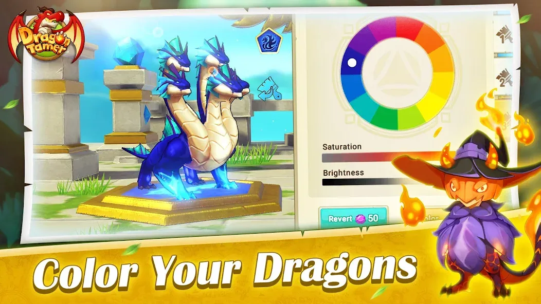 Взлом Dragon Tamer  [МОД Много денег] — стабильная версия apk на Андроид screen 1