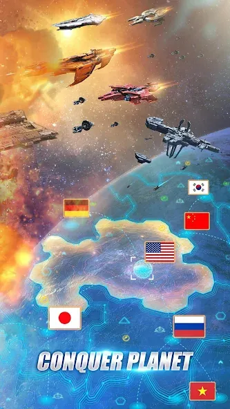 Взломанная Galaxy Battleship (Гэлакси Батлшип)  [МОД Много денег] — полная версия apk на Андроид screen 4