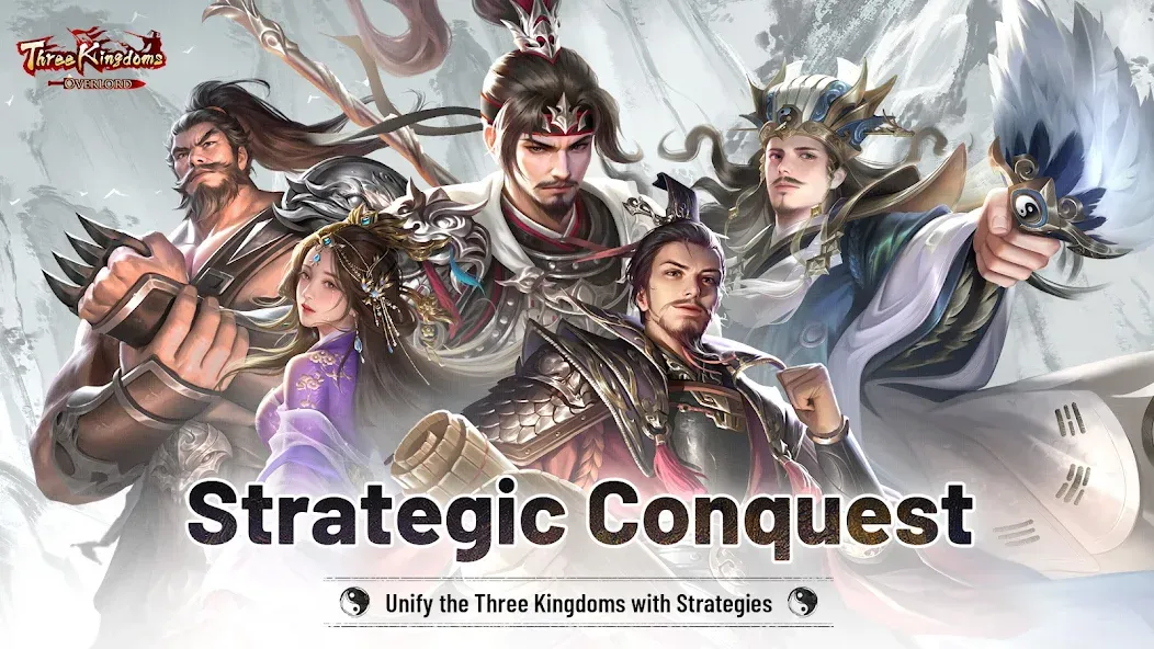 Взлом Three Kingdoms: Overlord (Три Королевства)  [МОД Unlocked] — полная версия apk на Андроид screen 1