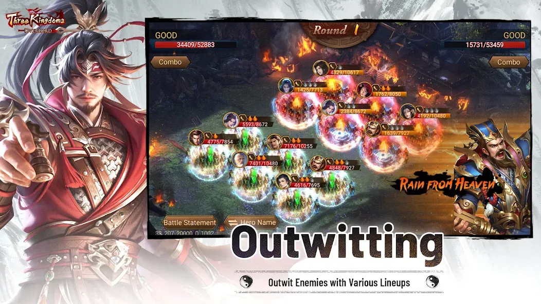 Взлом Three Kingdoms: Overlord (Три Королевства)  [МОД Unlocked] — полная версия apk на Андроид screen 3