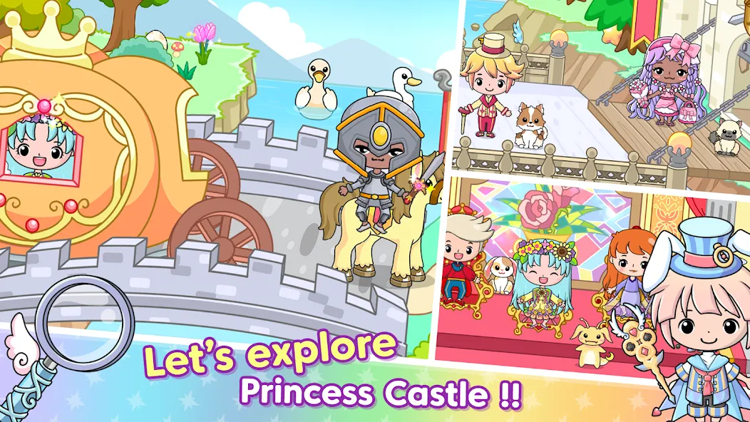 Взлом Jibi Land : Princess Castle (Джиби Лэнд)  [МОД Меню] — стабильная версия apk на Андроид screen 1