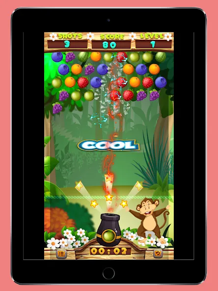 Скачать взлом Fruits Shooter Pop (Фрутс Шутер Поп)  [МОД Меню] — полная версия apk на Андроид screen 1