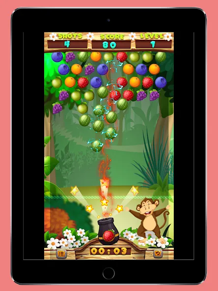 Скачать взлом Fruits Shooter Pop (Фрутс Шутер Поп)  [МОД Меню] — полная версия apk на Андроид screen 4