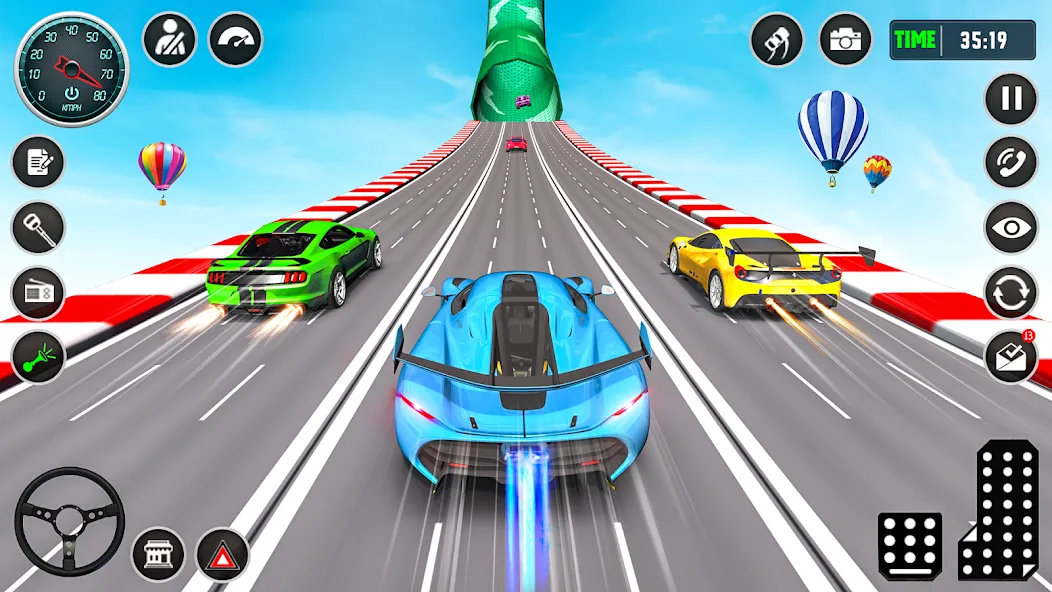 Скачать взломанную Ramp Car Stunt Racing Game (Крейзи Кар Стантс)  [МОД Mega Pack] — стабильная версия apk на Андроид screen 5