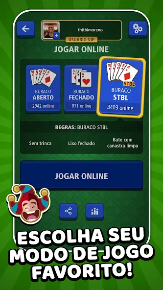 Взлом Buraco Jogatina: Card Games (Бурако Жогатина)  [МОД Меню] — полная версия apk на Андроид screen 3