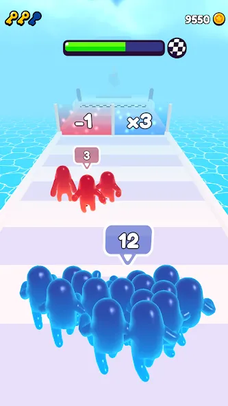 Взлом Join Blob Clash 3D: Mob Runner (Джойн Блоб Клаш 3D)  [МОД Много монет] — последняя версия apk на Андроид screen 3