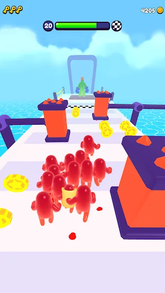 Взлом Join Blob Clash 3D: Mob Runner (Джойн Блоб Клаш 3D)  [МОД Много монет] — последняя версия apk на Андроид screen 4